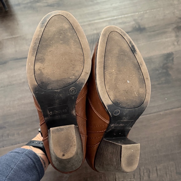 Dollhouse Brown Ankle Booties - Picture 3 of 3